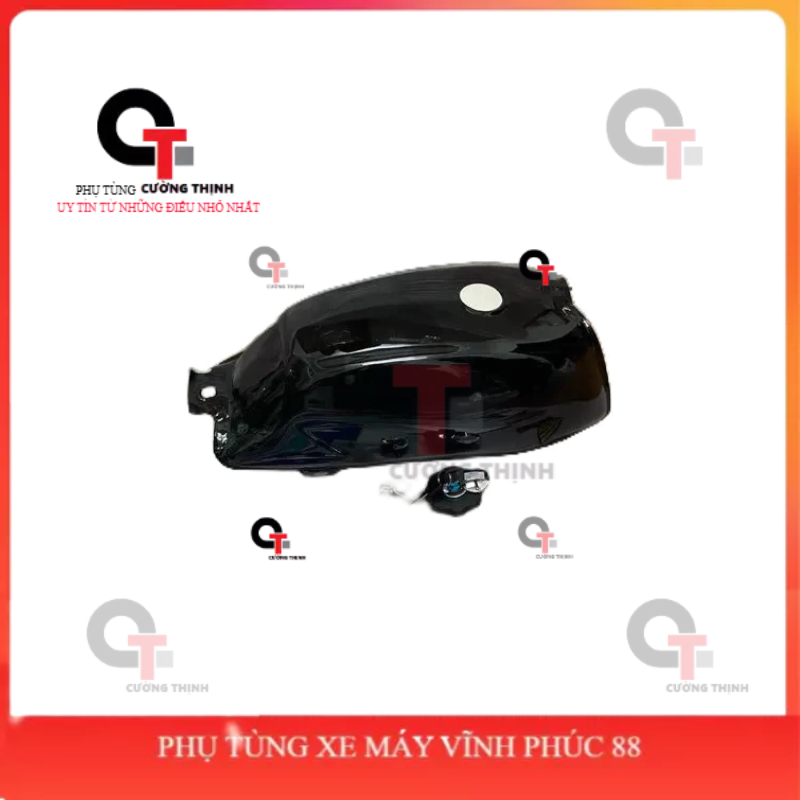 CT20 | Bình xăng lớn win100 kèm tem win vắt xanh, nắp xăng, khoá bình xăng hàng cao cấp - PTXM