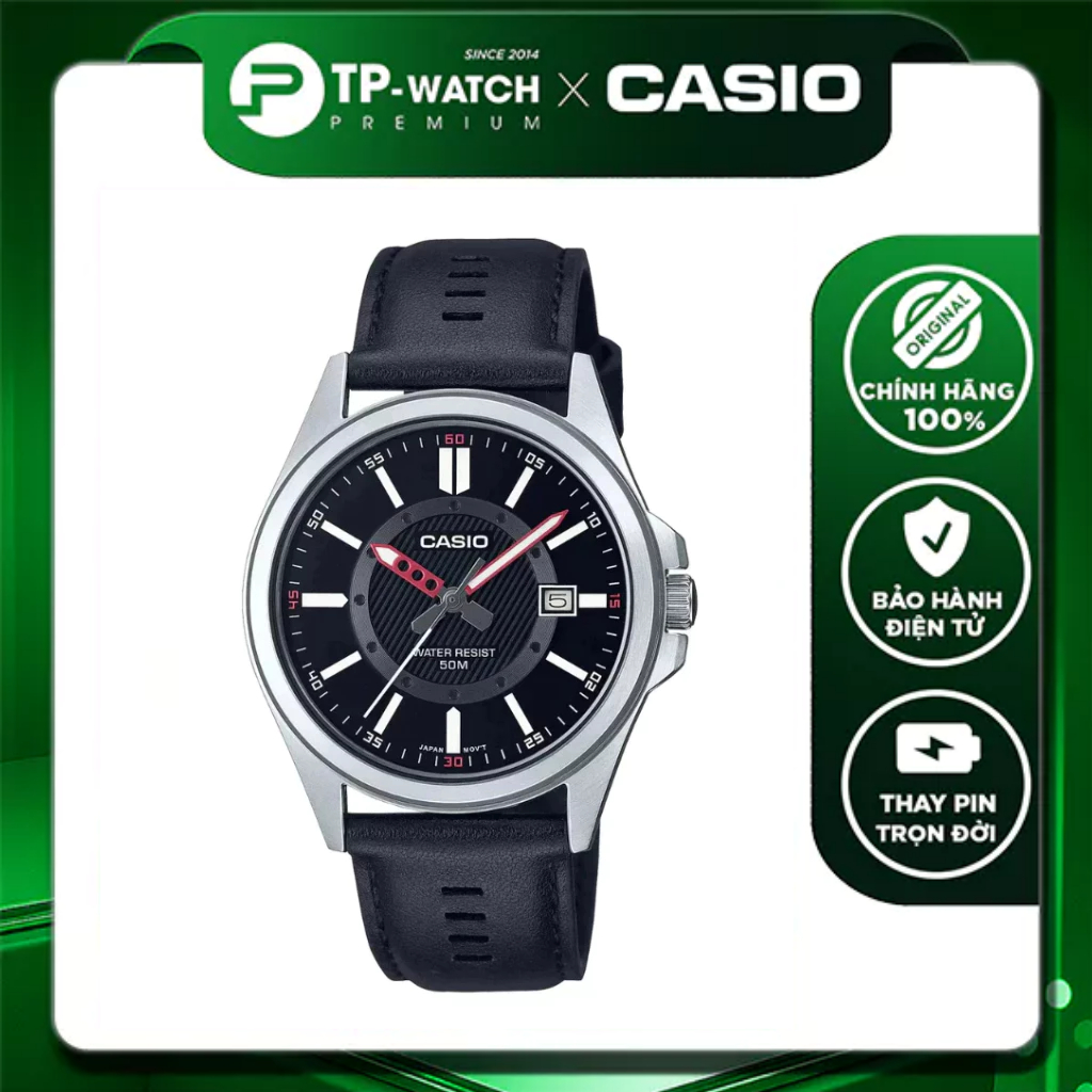Đồng Hồ Nam Dây Da Casio MTP-E700L-1E | MTP-E700L-1EVDF