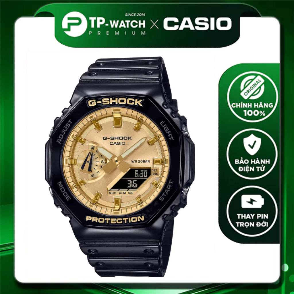 Đồng Hồ Nam Dây Nhựa Casio G-Shock GA-2100GB-1ADR  | GA-2100GB-1A