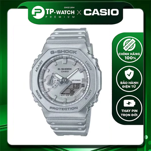 Đồng Hồ Nam Dây Nhựa Casio G-Shock GA-2100FF-8ADR  | GA-2100FF-8A