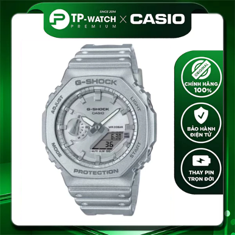 Đồng Hồ Nam Dây Nhựa Casio G-Shock GA-2100FF-8ADR  | GA-2100FF-8A