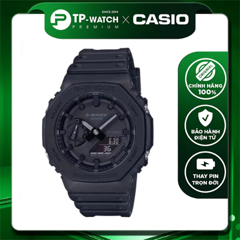 Đồng hồ nam Casio G-Shock GA-2100-1A1DR chính hãng | GA-2100-1A1 Carbon Core