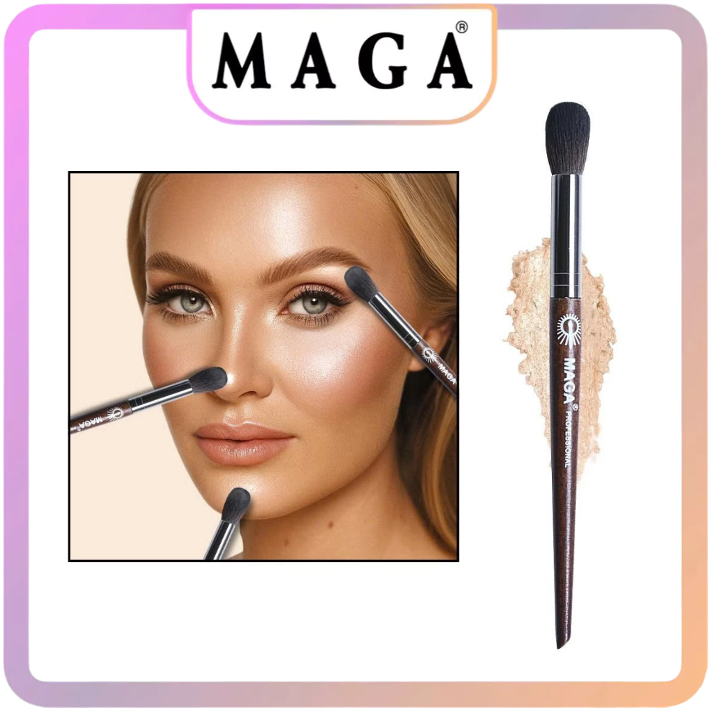 Cọ Khối Mũi Highlight Nhỏ MAGA Genuine Angled Nose Shadow