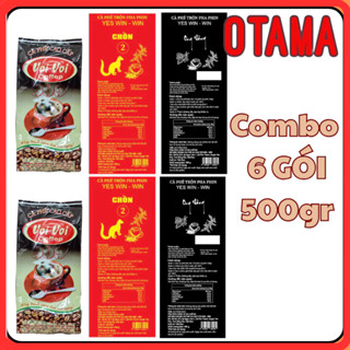A1 3kg CAFE 6 GÓI 500 GRAM CAFE CHỒN CAFE VOI 2 CAFE ONG VÀNG TRỘN CHUNG PHA PHIN