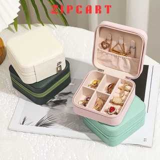PVN51311  Hộp Trang Sức Nhỏ Gọn Du Lịch – Chất Liệu Da PU Cao Cấp, Lót Nhung Mềm, Nhiều Ngăn Đựng Tiện Dụng