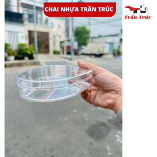  Combo 2 hộp nhựa mica trái tim 0286 đựng socola đựng kẹo hộp mica đựng mứt tết trong suốt 