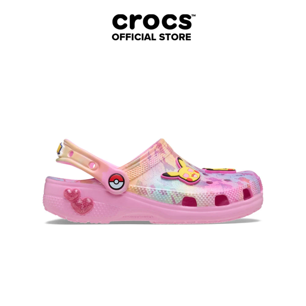 Giày Clog Trẻ Em Crocs Classic Pikachu - 211229-90H