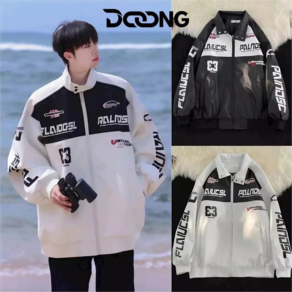 Áo khoác dù MBISSA In Hình Có Túi Trong nam nữ unisex KD19, Áo bomber dù phối 2 lớp form mặc đẹp DOO