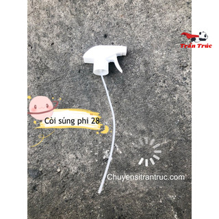 Combo 5 Vòi xịt phun sương phi 28 trắng [cò xịt phun sương phi 28] dùng cho chai đựng cồn, dung dịch sát khuẩn