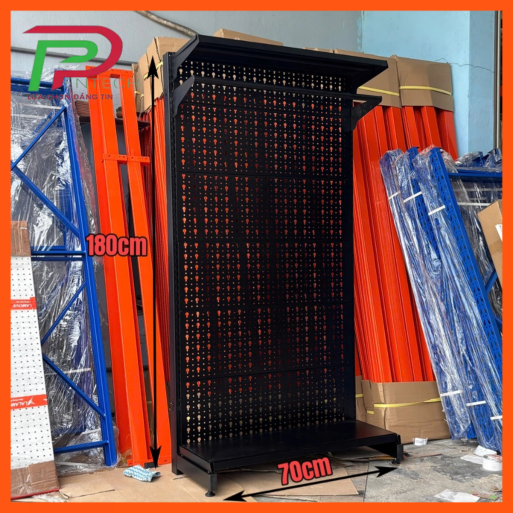 Kệ decor phòng ngủ, phòng làm việc, Kệ Cao 1m8 x Dài 75cm, Kệ Treo Đồ Phòng Ngủ