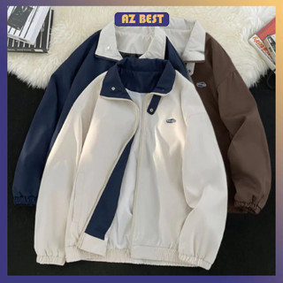  Áo gió nam nữ 2 lớp chống nước chống gió  áo khoác nam nữ cổ bẻ chống tia UV mẫu mới 2025 - AZ.BEST 