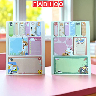 Bộ 9 Mẫu Index Giấy Dán Ghi Chú Đánh Dấu Trang Mini Liquid Cat Elephant