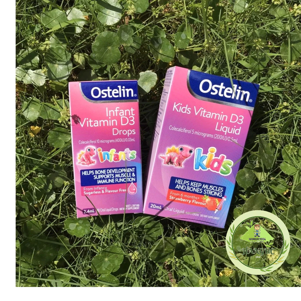 Ostelin Vitamin D3 cho bé - Úc