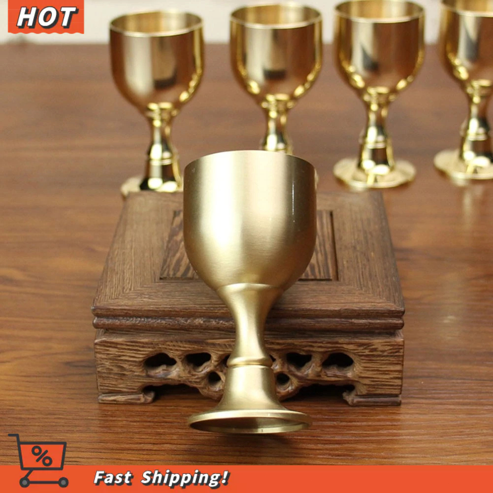 Vintage Đồng Rượu Ly Uống Rượu Cốc Cốc Cốc Cho Đảng Bar 15ml 30ml