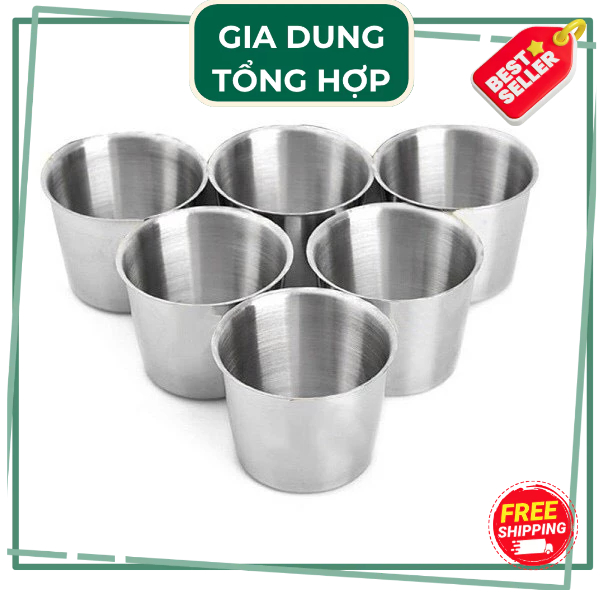 (combo 05 ) Ly Đá NHÔM , Chung Làm Đá Nhôm Bỏ Tủ Lạnh Đủ Size ( Từ 7cm - 12cm)
