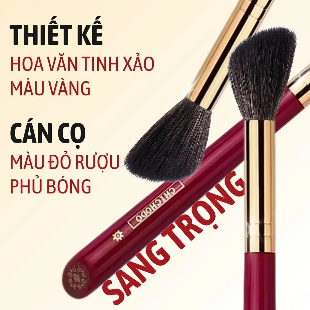 CHICHODO Angled Multifunctional cọ má nhỏ /hightlight/phủ nhỏ chất lông mềm mượt, chuyên dùng makeup | BigBuy360 - bigbuy360.vn