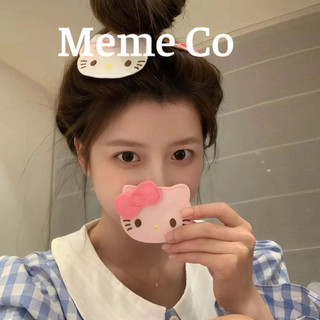  Miếng dán tóc Mái hình Mèo Kitty và nơ dễ thương 