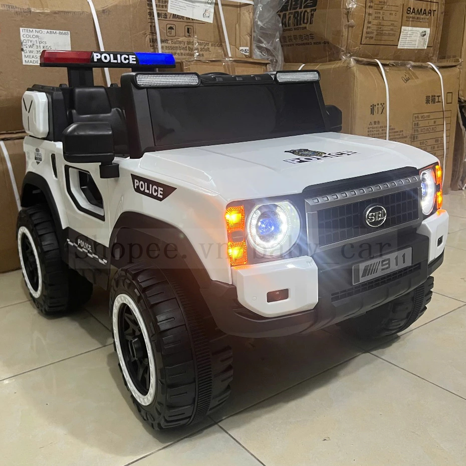 [Hoả Tốc Hà Nội] Ô Tô Điện Cảnh Sát POLICE 911