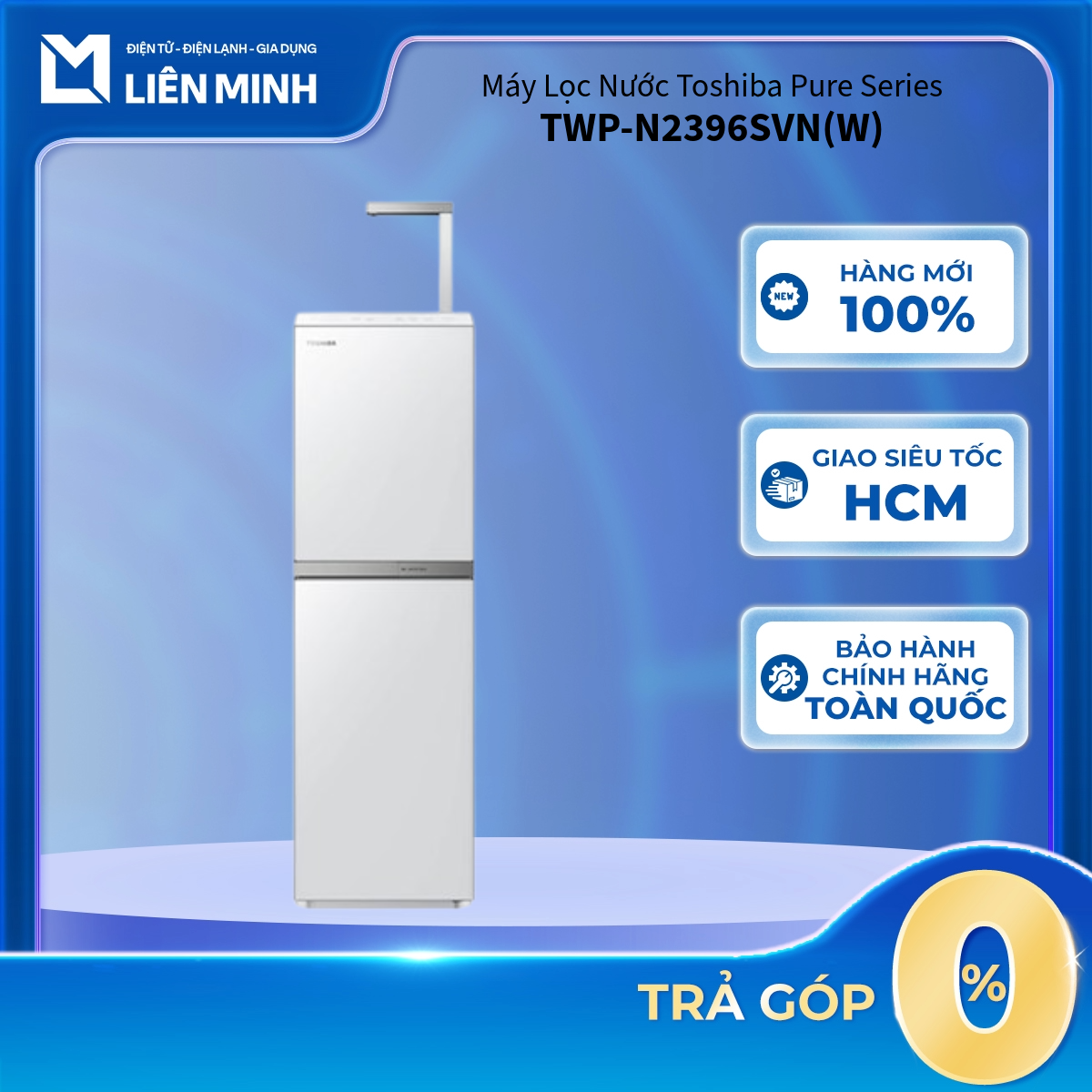 TWP-N2396SVN(W) - Máy Lọc Nước Ro Toshiba Pure TWP-N2396SVN(W) 10 Lõi Lọc [GIÁ MÁY]