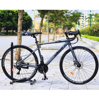 Xe Đạp Road MILESCO R900E Khung Nhôm Không Mối Hàn, Cối Nổ ATA 7 tầng, Vành Nhôm 700C Cao 35mm,Bộ Đề L-TWO A2 21 Tốc Độ