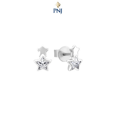 Bông tai Bạc đính đá PNJSilver XMXMW060281