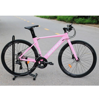 Xe Đạp Touring MILESCO EX-T Khung Nhôm Không Mối Hàn, Phanh Dầu, Cối Nổ Siêu Trớn, Bộ Đề Shimano 16 Tốc Độ, Vành Nhôm