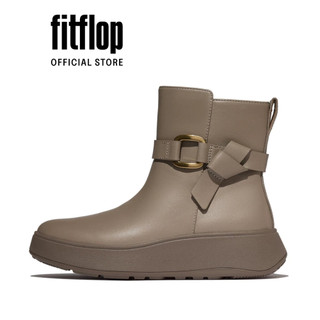  Giày Boots Nữ F-MODE SQUARE-RING LEATHER FLATFORM E1Q-076 
