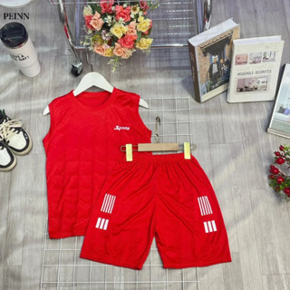 [Peinn] Bộ thể thao dành cho bé trai 15-45kg mẫu SPOT. Thiết kế 3 lỗ thoáng mát. HE37 - EB15