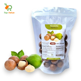   Top Value  Hạt Macca Organic Sạch PD207 Di Linh Lâm Đồng nhà trồng size A  hạt mắc ca  500gr 