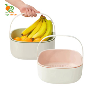 [Top Value] Bộ thau rổ INOCHI INOCHI31 Yoko 27cm có quai xách chất liệu nhựa siêu bền
