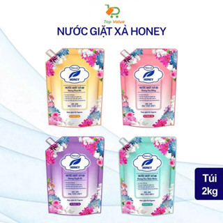 [Top Value] Nước giặt xả hữu cơ Honey MA3-1711-4 túi 2kg sạch nhanh chóng, hương thơm bền lâu