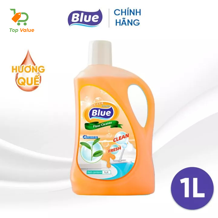 [Top Value] Nước lau sàn nhà Blue CH24 1L hương quế