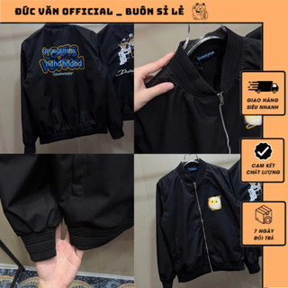  Áo Khoác Bomber Họa Tiết Hình 3D Xanh In Thiệt Thẩm Thấu Siêu Nét_Áo Bomber Cổ Bo Gân Mix Chữ Xanh Chất Gió Hai Lớp 