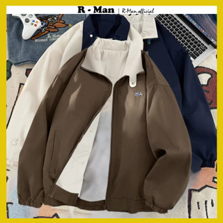  Áo khoác nam nữ cổ bẻ phong cách trẻ trung áo khoác nam nữ 2 lớp chống nước cản gió chống tia UV 2025 - Rman 