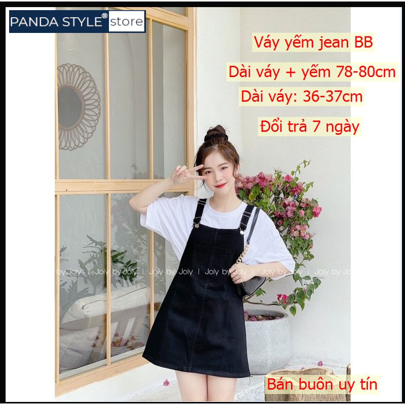 Yếm Jean Váy Basic dành cho Teen