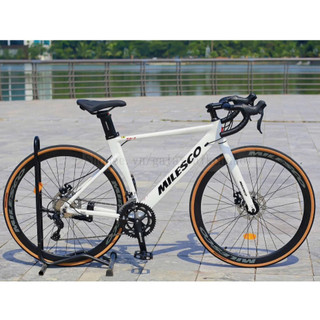  Xe Đạp Đua Road MILESCO EX-S Khung Nhôm Không Mối Hàn Size 48cm Cối Nổ Siêu Trớn Bản Mới Nâng Cấp Tay Đề Sensah R7 