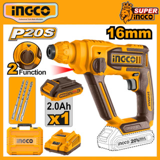 Máy khoan bê tông 2 chức năng dùng pin 20v ingco crhli201681/crhli20168