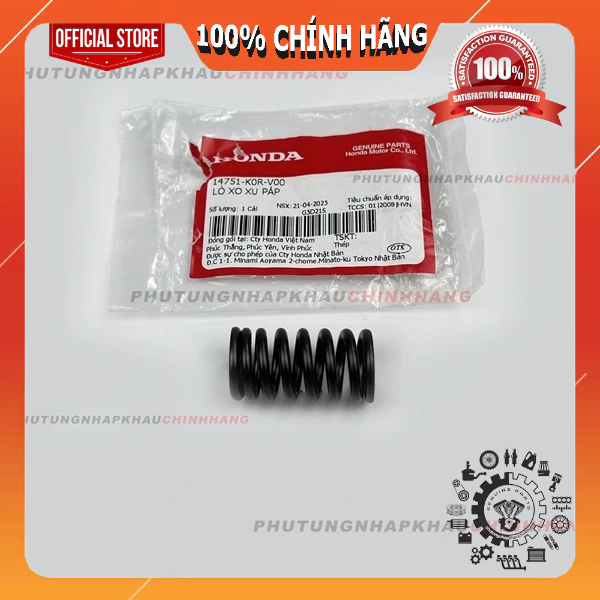 Lò xo xupap SH 160i, SH 125i/150i, AB 125/160 4 val, Vario 160, Lead 125 4 val, SH Mode, Lò xo đầu x