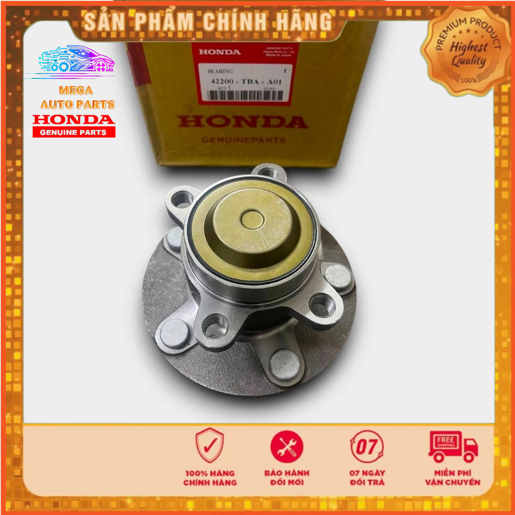 Cụm bị moay ơ sau , bạc đạn bánh sau Honda Civic đời 2016 - 2022 . Mã 42200-TBA-A01