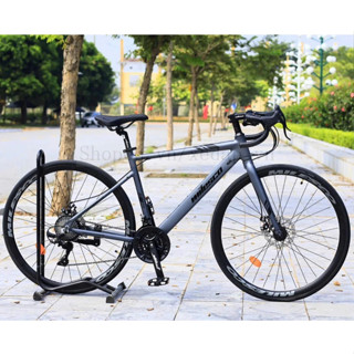 Xe Đạp Road MILESCO R900E Khung Nhôm Không Mối Hàn, Cối Nổ ATA 7 tầng, Vành Nhôm 700C Cao 35mm,Bộ Đề L-TWO A2 21 Tốc Độ