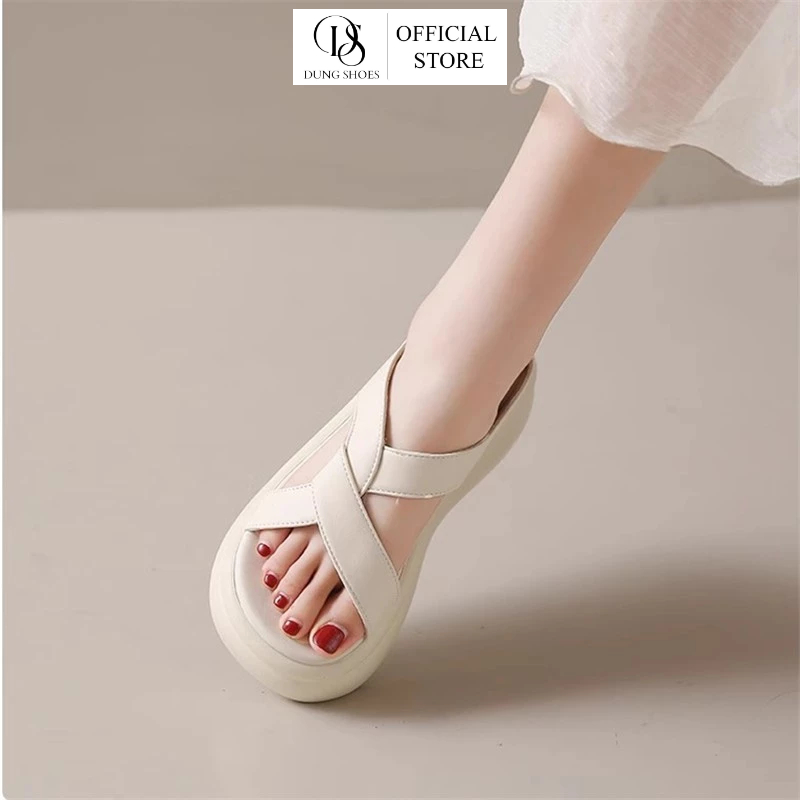 Dép nữ dây soắn JIN đế xuồng 7 phân cao cấp