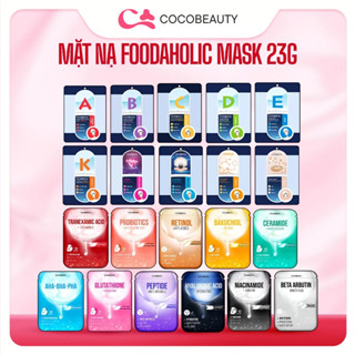 Mặt Nạ Giấy Chăm Sóc Da Toàn Diện Foodaholic Essential Mask 23g