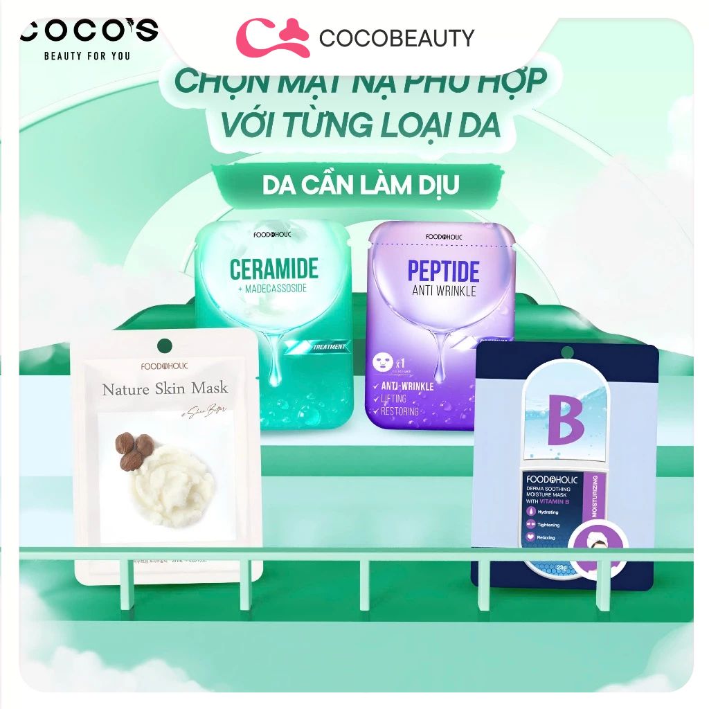 Mặt Nạ Giấy Chăm Sóc Da Toàn Diện Foodaholic Essential Mask 23g | BigBuy360 - bigbuy360.vn