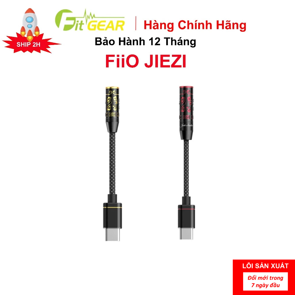 Thiết Bị Giải Mã Di Động Dongle Dac/Amp FiiO JIEZI Chính Hãng - Bảo Hành 12 Tháng