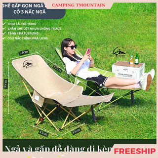  ghế camping gấp gọn Tmountain Ghế Xếp Dã Ngoại Du Lịch Ngoài Trời Chịu Tải 150kg Bền Chịu Tải Tốt 