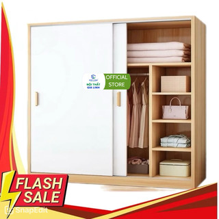  Miễn phí vận chuyển lắp ráp nội thành HCM- Tủ quần áo gỗ cao cấp cánh lùa người lớn - Nội thất Gia Linh group 