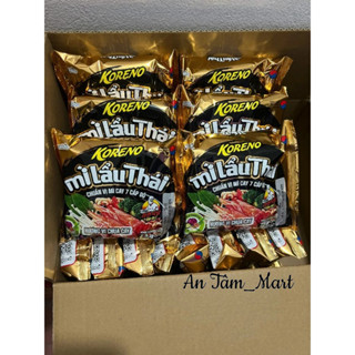 Combo 10 gói mì lẩu thái koreno hương vị chua cay 78gr