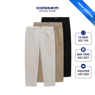Quần Kaki Nam ICONDENIM Essential Baggy Pants Form Baggy QKID0048