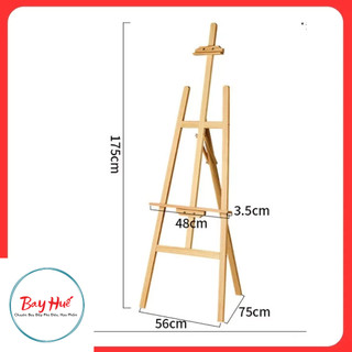Giá vẽ tranh gỗ gấp gọn, gỗ thông cao cấp-giá vẽ đồ hoạ (Hàng nhập khẩu)