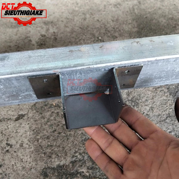 [Hàng dày 2li] Bát Chữ U 40x40, Bass/Pass Cố Định Hộp Sắt Vuông, Làm Gác Lửng, Khung Kệ, khung gường